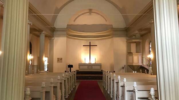 Blick in die Evangelische Kirche in Istanbul