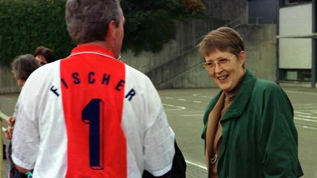 Landesbischof Ulrich Fischer beim Laufen
