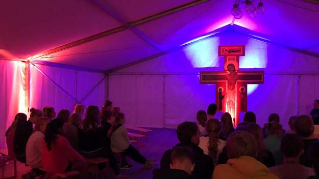 KonfiCamp in Wittenberg: Abendgottesdienst