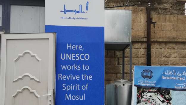 Mit Unterstützung der UNESCO wird eine Kirche in Mossul restauriert