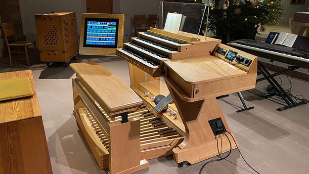 Digitalisierte Orgel