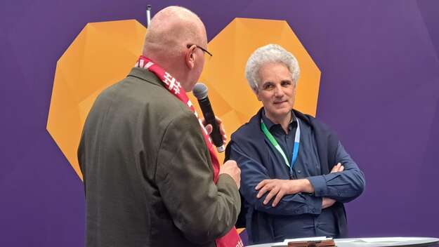 Interview von Kord Michaelis auf der EKD-Bühne