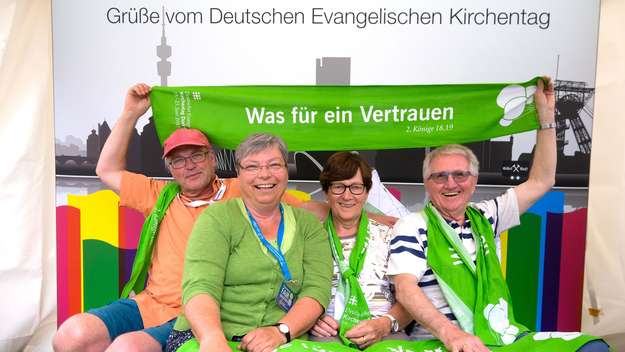 Fotobox auf dem Kirchentag in Dortmund