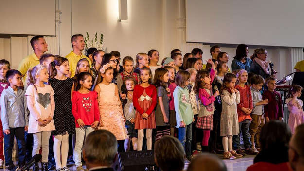 Kindergemeindefest in der Gottesdienst in der Christuskirche Berlin-Mitte