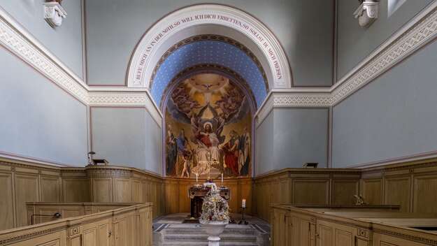 Sportschiffer-Gottesdienst an der Heilandskirche in Potsdam-Sacrow 