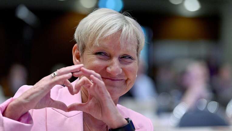 Schnappschuss aus dem Plenum zum Schwerpunktthema Migration, Flucht und Menschenrechte