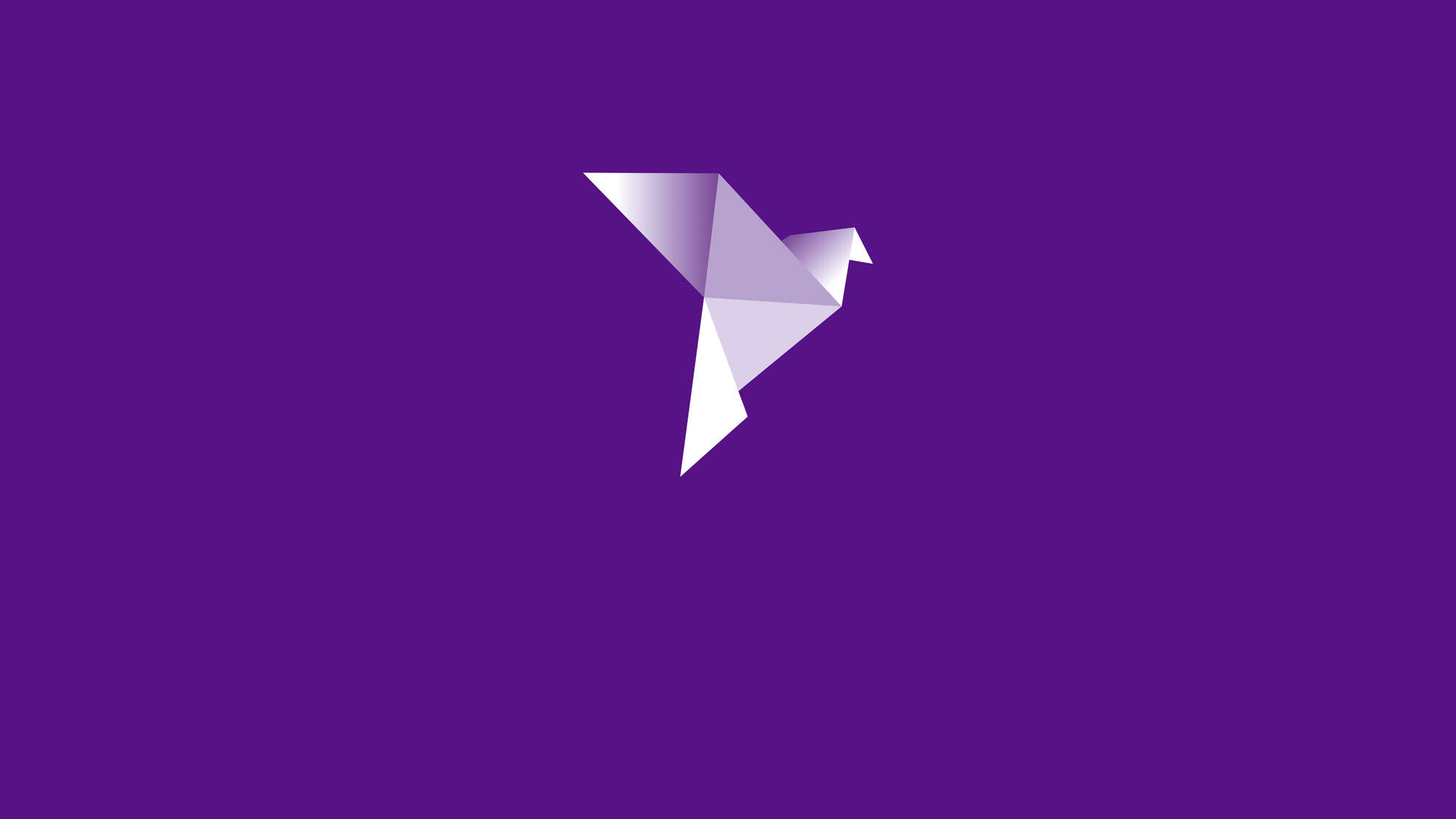 Friedenstaube in Origamiform