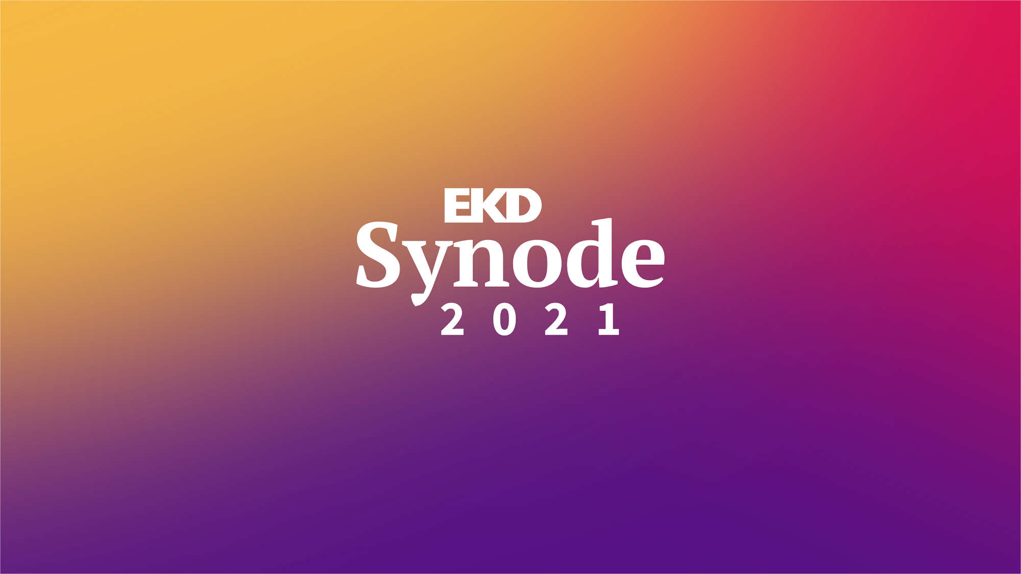 Keyvisual zur 1. Tagung der 13. Synode der EKD