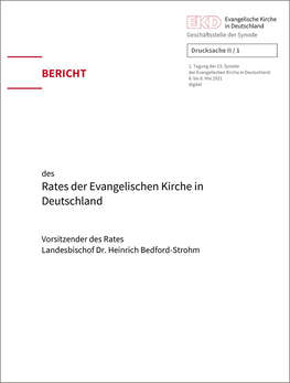 Cover: Bericht des Rates Cover: Bericht des Rates