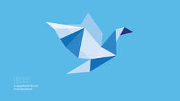 Taube in blau mit EKD-Logo