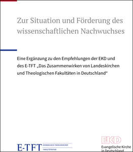 Cover zur Broschüre „Zur Situation und Förderung des wissenschaftlichen Nachwuchses“