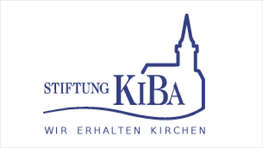 Wir retten Kirchen: Logo der Stiftung KiBa Wir retten Kirchen: Logo der Stiftung KiBa