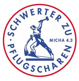 Logo 'Schwerter zu Plugscharen'
