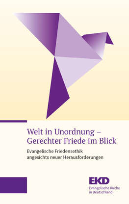 Cover der Friedensdenkschrift 2025 der EKD