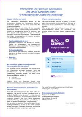 Cover Info-Service Infoblatt