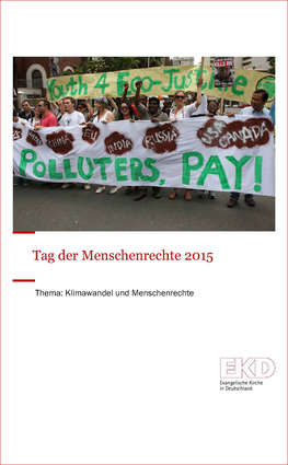 Cover 'Klimawandel und Menschenrechte'