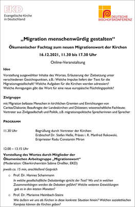 Programm ökumenischer Fachtag