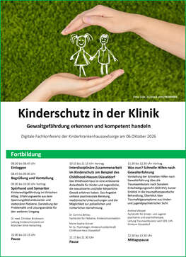 Cover Flyer Fachkonferenz Kinderkrankenhausseelsorge 2026