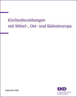 Cover Kirchenbeziehungen mit Mittel-, Ost- und Südosteuropa