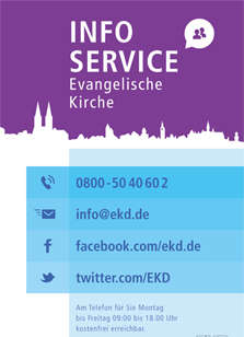 postkarte info service ekd