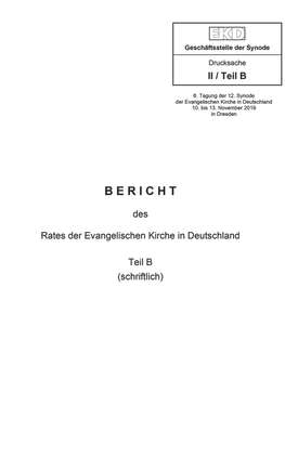 Cover: Ratsbericht 2019 - schriftlich