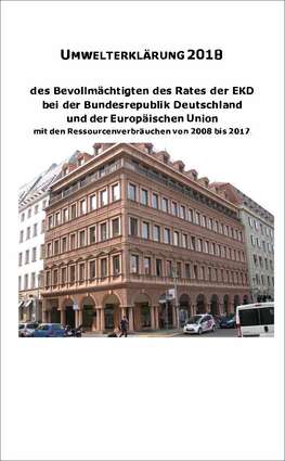 Cover Umwelterklärung 2018 Cover Umwelterklärung 2018