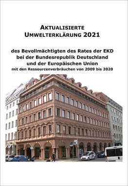 Cover Umwelterklärung 2021 Cover Umwelterklärung 2021