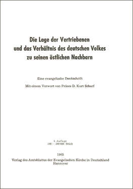 Cover der Ostdenkschrift der EKD