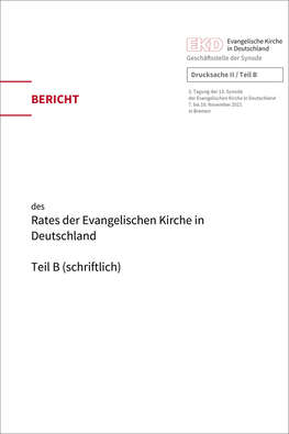 Deckblatt Ratsbericht Synode 2021 Bremen Deckblatt Ratsbericht Synode 2021 Bremen