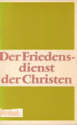 Cover EKD Texte Der Friedensdienst der Christen