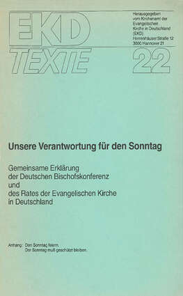 Cover EKD-Texte 22