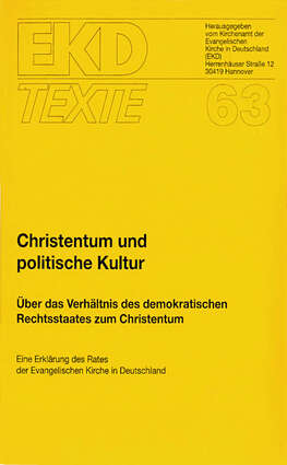 Cover EKD-Texte 63
