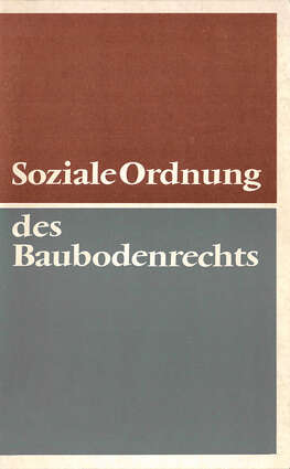 Cover EKD Texte Soziale Ordnung des Baubodenrechts