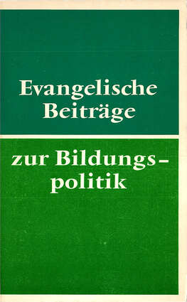 Cover EKD Texte Evangelische Beiträge zur Bildungspolitik