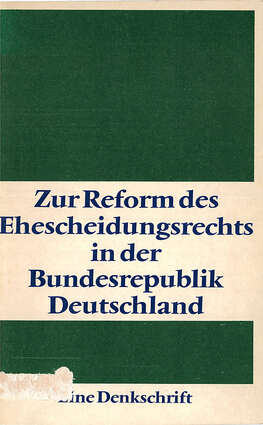 Cover EKD Text Zur Reform des Ehescheidungsrechts in der Bundesrepublik Deutschland