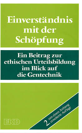 Cover EKD Texte Einverständnis mit der Schöpfung
