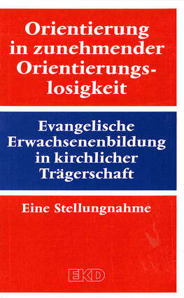 Cover EKD Texte Evangelische Erwachsenenbildung in kirchlicher Trägerschaft