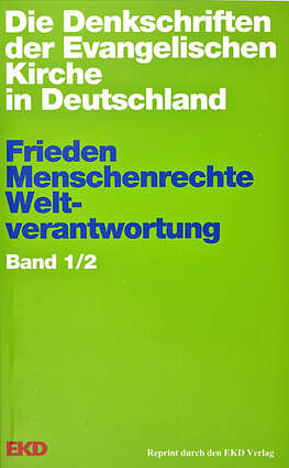 Cover EKD Texte Frieden – Menschenrechte - Weltverantwortung Band 1 / 2