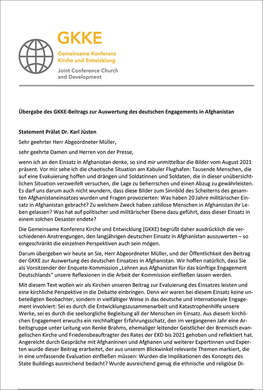 Statement GKKE Statement GKKE