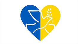 Herz in den ukrainischen Farben Herz in den ukrainischen Farben