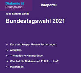 Ausschnitt aus Website