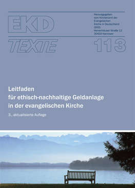 Leitfaden ethisch-nachhaltige Investitionen Leitfaden ethisch-nachhaltige Investitionen