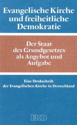 Cover: Evangelische Kirche und freiheitliche Demokratie