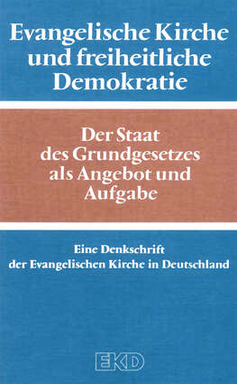 Cover: Evangelische Kirche und freiheitliche Demokratie