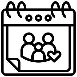 Symbolgrafik: Zeit für Familie Symbolgrafik: Zeit für Familie