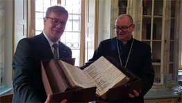 Bischof Pfr. bp. ks. Waldemar Pytel und Landessuperintendent Dietmar Arends