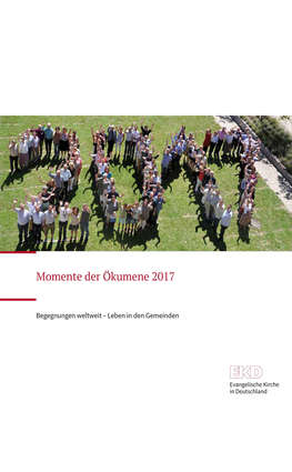 Cover: Momente der Ökumene 2017