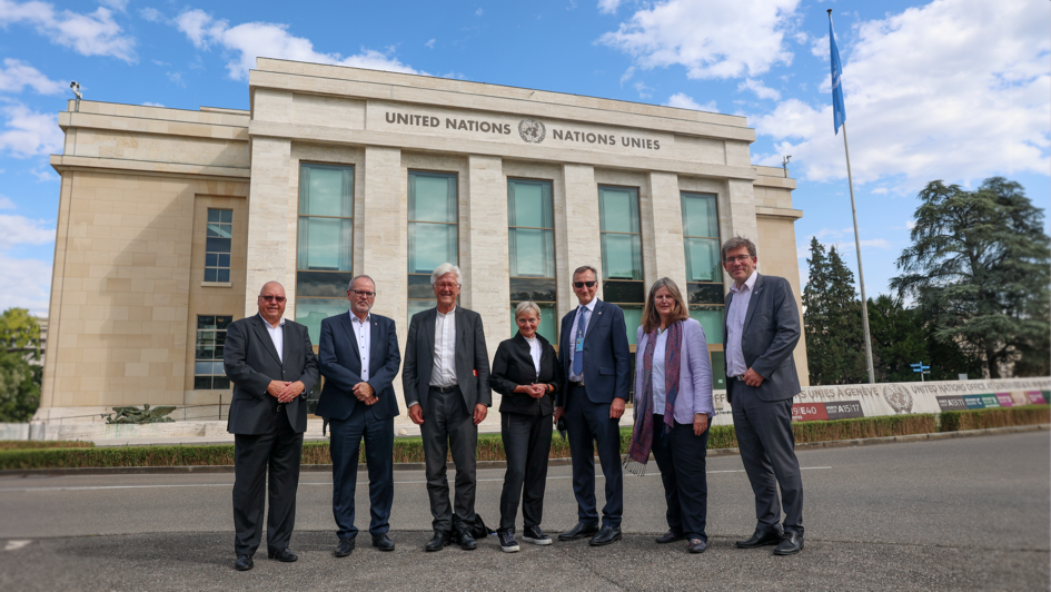Three-day inaugural visit by EKD Council Chair Kirsten Fehs to the WCC in Geneva. Bishop Kirsten Fehrs is accompanied by Council member Stefan Werner and the EKD's foreign bishop, Bishop Frank Kopania. The programme in Geneva also includes a joint visit t