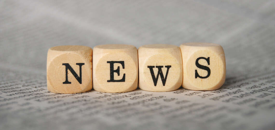Letter Dices Concept: news. Letter Dices Concept: news.