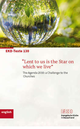 Cover EKD-Text 130: Lent to us is the Star on which we live